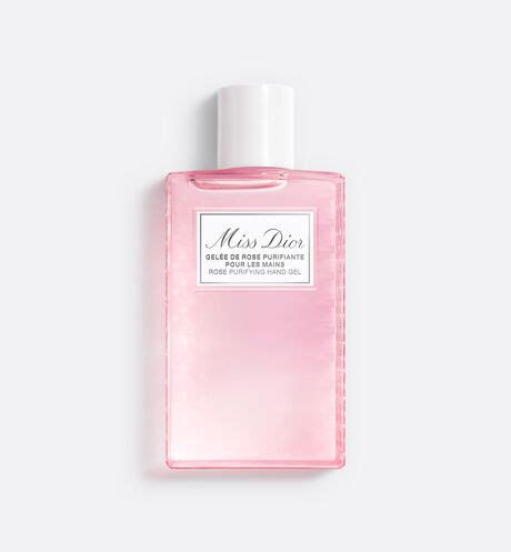 Miss Dior rose hand gel